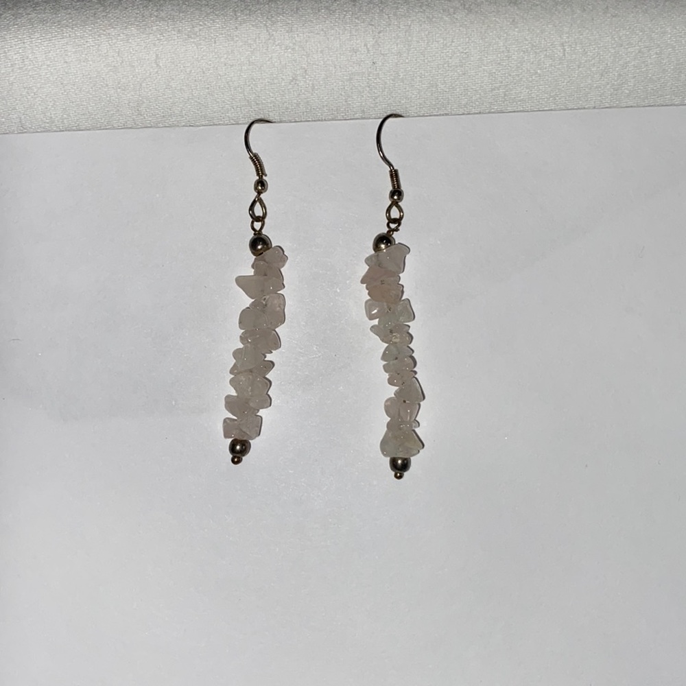 White Chrystal earrings